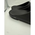 OOFOS OOahh Slide Black Sandals Mens Size 10 Womens Size 12 Unisex Shoes Photo 5