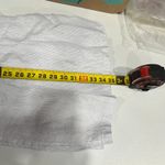 Lucky Brand Blue Stripe 100% Linen Tiered Shift Dress Womens Size Medium Photo 6