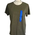 Felina  Green Cotton Short Sleeve Shirt Large Photo 0