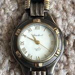 Eddie Bauer women’s vintage two tone silver/gold watch measurements shown Photo 2
