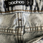 Boohoo  Size‎ 12 NWT Tall Light Acid Wash Mom Jeans Photo 4