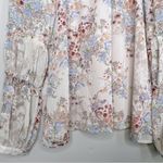 VICI  Pink Floral Long Sleeve Sheer Blouse Size Small Photo 5