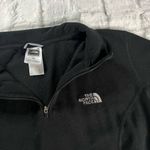 The North Face TKA 100 Fleece Quarter Zip Pullover Black Photo 3