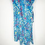 J. McLaughlin Womens Modal Silk Blend Bells Beach Neo Sanibel Wrap Dress Size S Photo 4