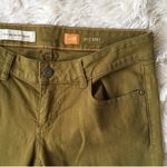 Pilcro and the Letterpress Anthropologie Pilcro Stet Olive Green Denim Jeans Size 28 Photo 5