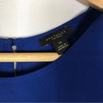 Ann Taylor  Royal Blue Flounce Short Sleeve Blouse XS Photo 3