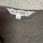 Playboy 90s Vintage Graphic V-Neck T-Shirt Size Medium Photo 2