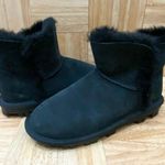 Kirkland Signature Genuine Sheepskin Black Shearling Short Boots Size 8 Photo 0