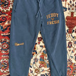 Teddy Fresh  Joggers XS Graphic Sweatpants Bear Logo Relaxed Fit Photo 0