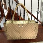 Gucci canvas GG monogram tote bagπππ Photo 0