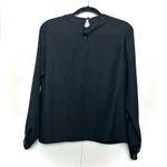 Oscar de la Renta Expressions Bow Blouse Black Photo 2