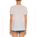 Michael Kors Women’s White Mesh Accent Cotton Tee Size S Photo 1