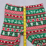 Christmas Holiday Pajama Skinny Thermal Bottoms Pants Multicolor Birdseye S Green Photo 5