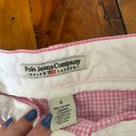 Ralph Lauren ☀️3/25 Polo jeans company  4 Pink Gingham Skirt cotton white vintage Photo 2