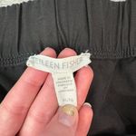 Eileen Fisher  black linen blend elastic cuff pull on pants lagenlook XL N31 Photo 1