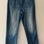 White House | Black Market The Slim Crop Cutout Bottom Detail 4 Short Curvy Jeans Photo 0