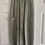 SHORE Women's XS Green Jogger Cargo Pants High Rise Athleisure Comfort Cozy Photo 0
