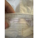 LC Lauren Conrad Lauren Conrad White Denim Shorts Women's Size 6 Cuffed Casual Summer Style Photo 7
