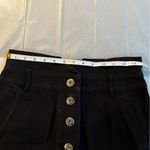 Miami New Mi Ami Black Jean Denim Button Front Mini Skirt Sz M Women’s Photo 4