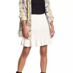 Free People Cream Ribbed Mini Skirt, Size Medium - New! Photo 2