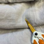 J. Jill Wide Leg Pants Women's Size 12 Stretch Khaki Linen Rayon Blend FLAW Tan Photo 11