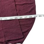 Red Merlot Ribbed Long Sleeve Cowl Neck Blouse Tunic Top Size M/L Size M Photo 6
