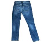 Gap Denim Girlfriend Ankle Jeans Medium Blue Washed Mid Photo 8