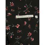 Yonett + Claire Top Size M Womens Black Floral Pink V Photo 5