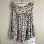 Madewell  Floral Wrap Mini Skirt Tie Waist Ruffle Trim XXS SP20 AL384 Photo 2