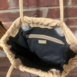 ZARA Faux Leather Tote Bag Beige Photo 5