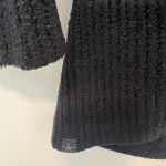 Barefoot Dreams  CozyChic Lite‎ Circle Shawl Cardigan in Black Photo 6