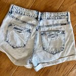 KanCan USA Kancan Jeans Shorts Size Medium High Rise Distressed Acid Wash Fray Cuff Photo 4