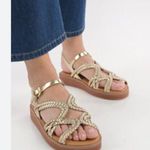 See By Chloe NEW See by Chloé Sansa Woven Strap Platform Sandals Size 7.5 Photo 0