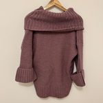 Talbots  Wool Knit Sweater Size Medium Wool Alpaca Blend Turtleneck Cowl Chunky Photo 6