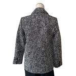Abercrombie & Fitch NWOT  tweed blazer in black and white One Button XS Photo 7