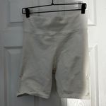 Aerie Offline White Biker Shorts Photo 0