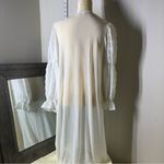 Ember White Sheer Cardigan Size M Photo 5
