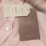 Anthropologie  Holding Horses Pink Button Blouse Photo 7