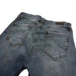 Kut From The Kloth  Distressed Cropped Raw Hem Jeans Medium Wash Stretch 6 in EUC Photo 2