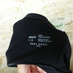 Aerie Scoop Bikini Top Women L Black V-Neck UPF 50 Swim Bralette Not Padded NWT Photo 6