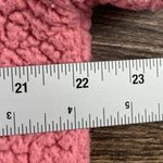 PINK - Victoria's Secret PINK Cozy Fleece Women L Pink Zip Drawstring Mock Neck Front Pocket Warm Outdoor Photo 5