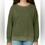 Buffalo David Bitton  Women's Crewneck French Terry Sweatshirt, Olive Wood Photo 6