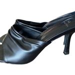 H by Halston H Halston Luanda Vegan Black Leather Heels size 10 Photo 4
