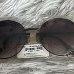 True Religion 100% UVA Retro round Sunglasses Brown Glitter Photo 1