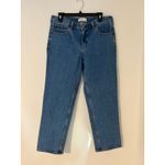 Abercrombie & Fitch  The 90s Straight Mid Rise Jean Denim Dark Wash 12S 31 EUC Photo 6