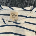 Chaser Striped Blue and White T-Shirt Photo 1