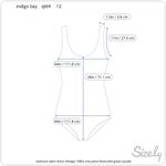 swimsuit swim dress Vintage 1980s one piece floral pink green purple Size 12 Photo 1