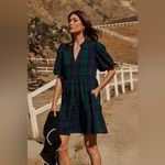 Tuckernuck Sugarlips plaid babydoll dress ruffle tiered holidays hudson jacey splice tartan Photo 3