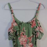 Abel the label  ATL Mint Forest Ruffle Handkerchief Hem Dress Size XS Photo 2