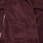 UGG Koolaburra by  Fleece Wine Shawl Collar Cardigan Light Jacket Size Medium Photo 6